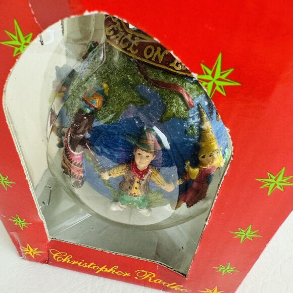 Christopher Radko United for Peace Christmas Ornament 2000 World New Open Box - Picture 7 of 8